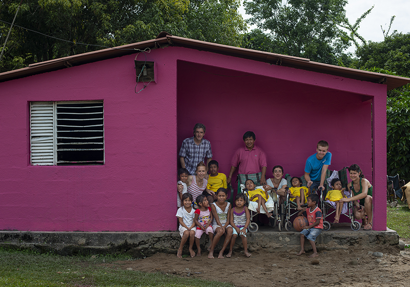La casa fucsia